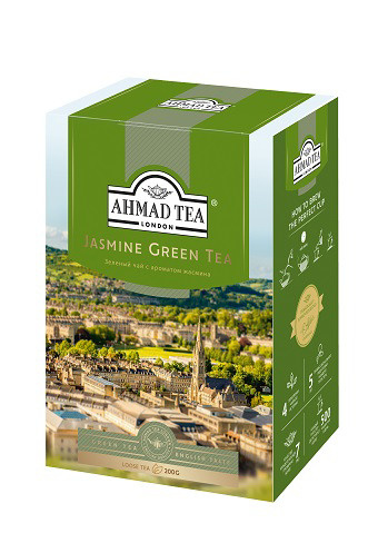 Чай Ahmad Tea зеленый листовой с жасмином, 200г #1