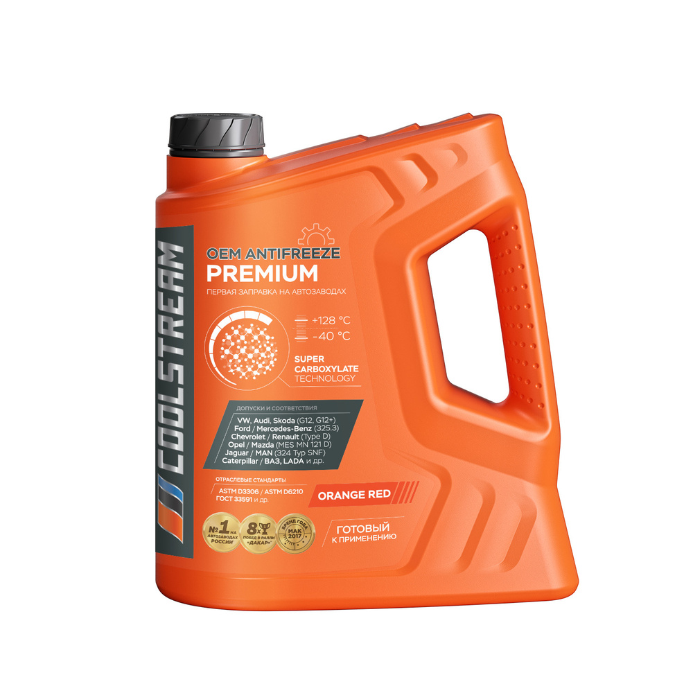 Антифриз CoolStream Premium 40 5 кг., оранжевый, CS-010102 #1