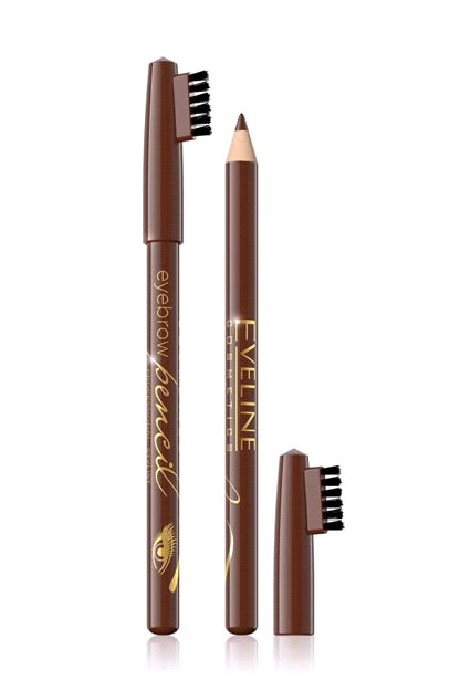 Eveline Cosmetics Карандаш для бровей EYEBROW PENCIL, контурный, Коричневый  #1