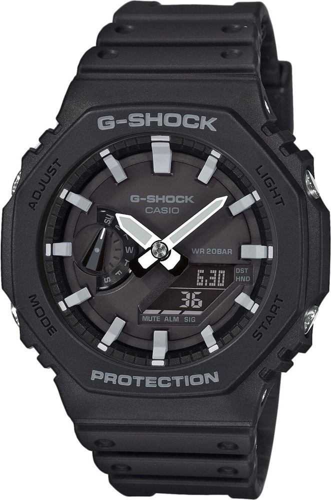 Часы наручные мужские Casio G-Shock GA-2100-1AER Гарантия 2 года #1