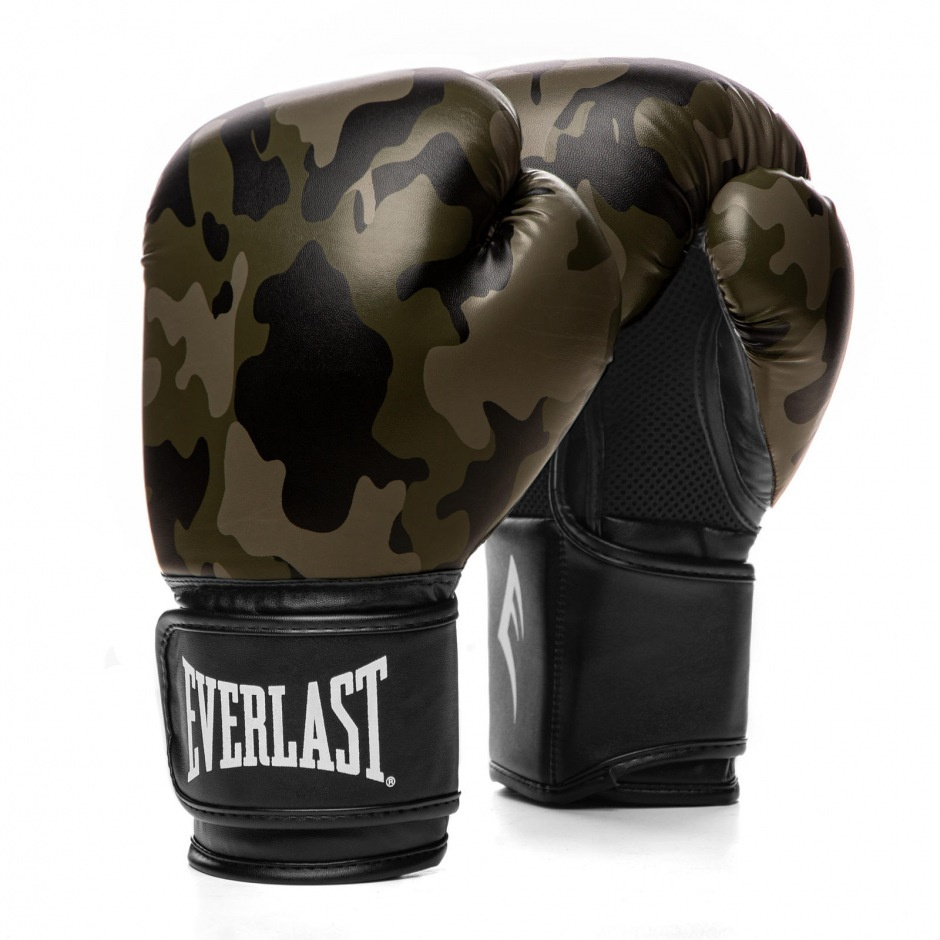 Боксерские перчатки тренировочные Everlast Spark - Camo (14 oz) #1