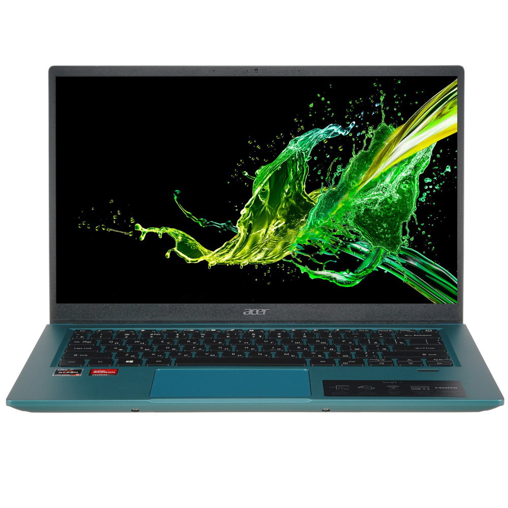 Acer Swift 3 SF314-43-R58F (NX.ACPER.00E) Ноутбук 14", AMD Ryzen 5 5500U, RAM 16 ГБ, SSD 512 ГБ, AMD #1