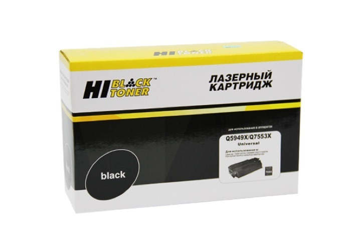 Hi-Black HB-Q5949X/Q7553X лазерный картридж для HP, черный совместимый 1 шт  #1