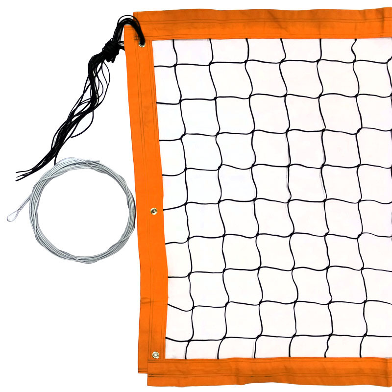 Сетка для пляжного волейбола FS-PV-№16, 8.5х1м., оранжевая #1