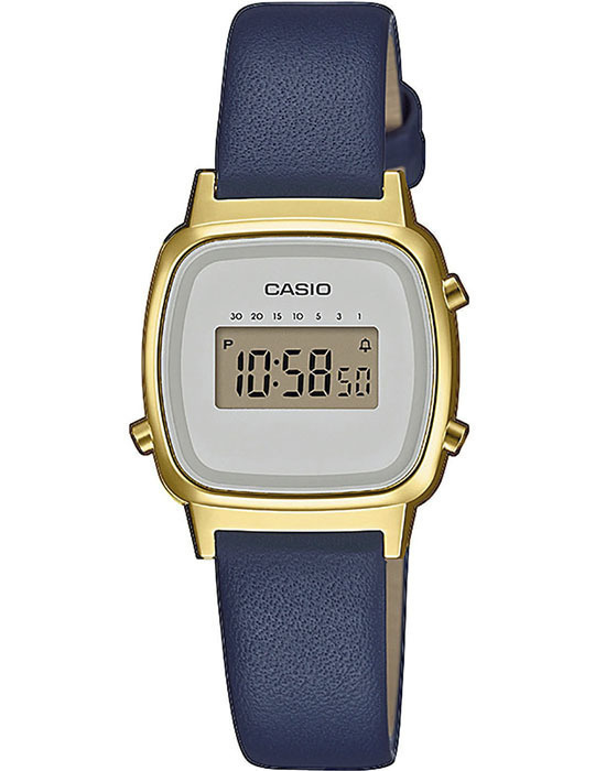 Электронные японские женские часы Casio Vintage LA670WEFL-2EF с секундомером, будильником, таймером с #1