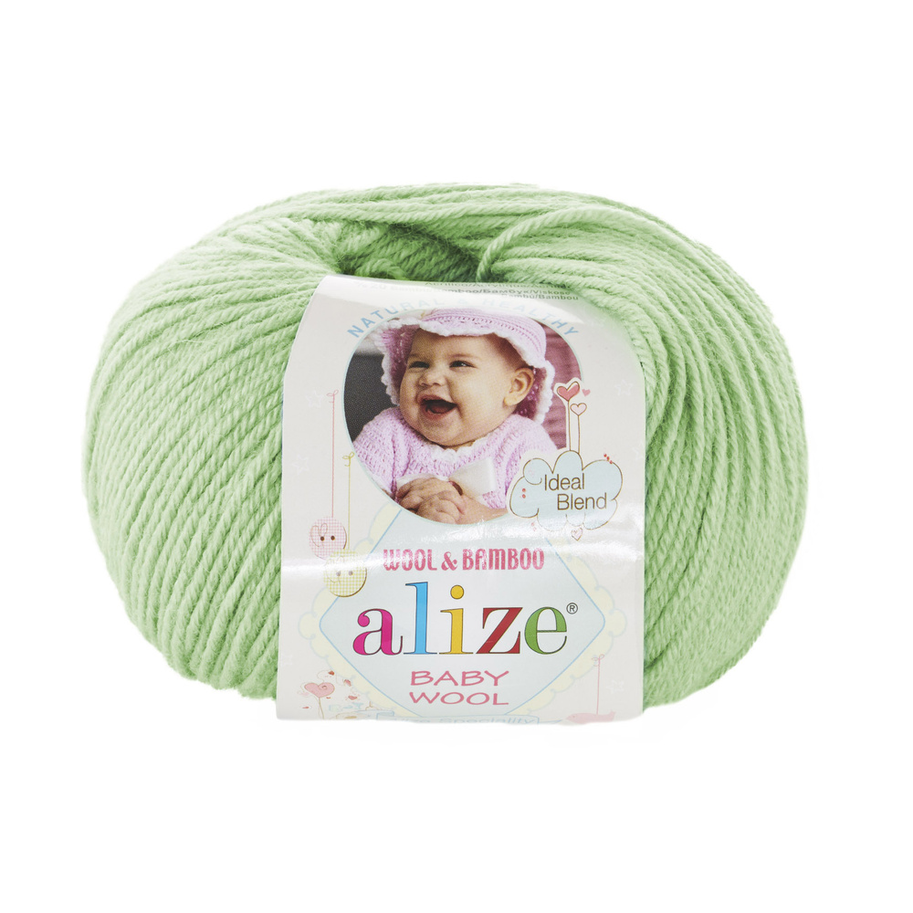 Пряжа Alize Baby Wool Ализе Бэби вул, 188, 40% шерсть, 20% бамбук, 40% акрил, 50 г, 175 м, 1 моток.  #1