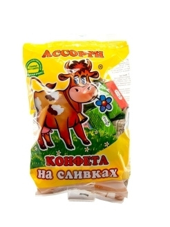 Вольский кондитер, Cream Fudge конфета на сливках ассорти, вкус коровка, 500 г.  #1