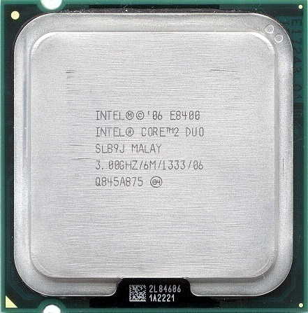 Процессор Intel Core 2 Duo E8400 ( 3,0 ГГц, LGA 775, 6 Мб, 2 ядра ) #1