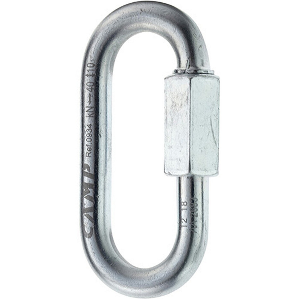 Соединительный элемент (карабин) CAMP Oval 8 mm Quick Link Steel #1