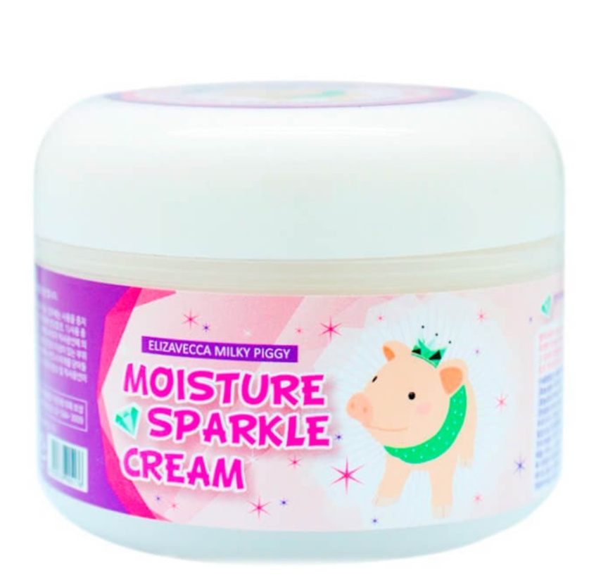 Elizavecca Milky Piggy Moisture Sparkle Cream Увлажняющий крем для сияния кожи  #1