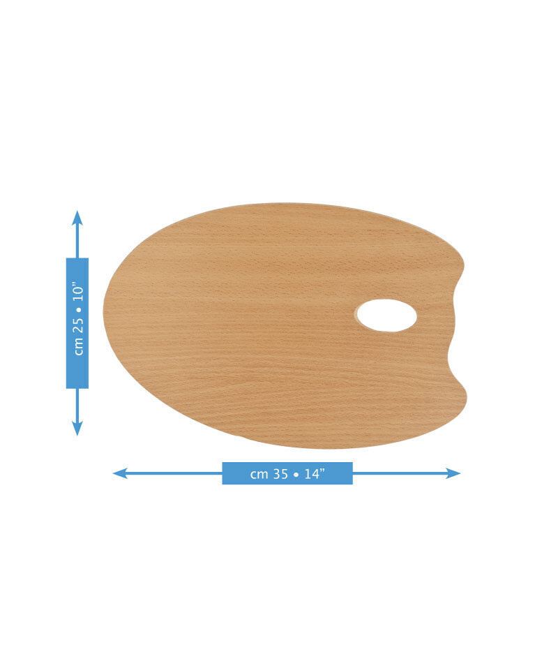 Палитра овальная MABEF, 25х35 см M/O2535 #1