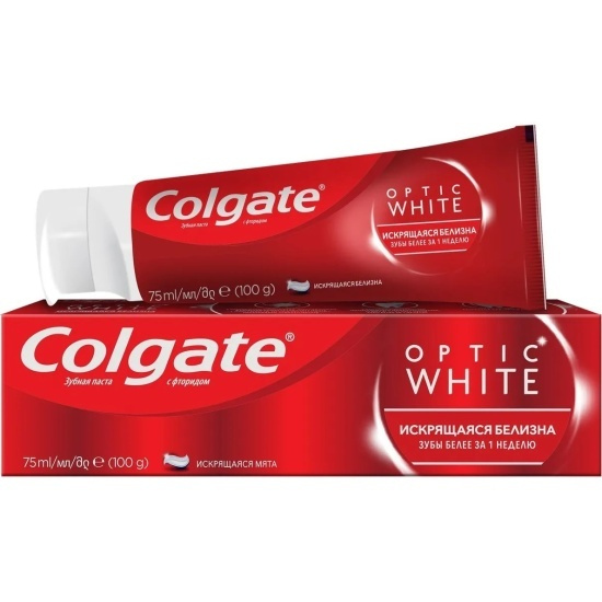 Зубная паста Colgate Optic White Искрящаяся белизна (75 мл) #1