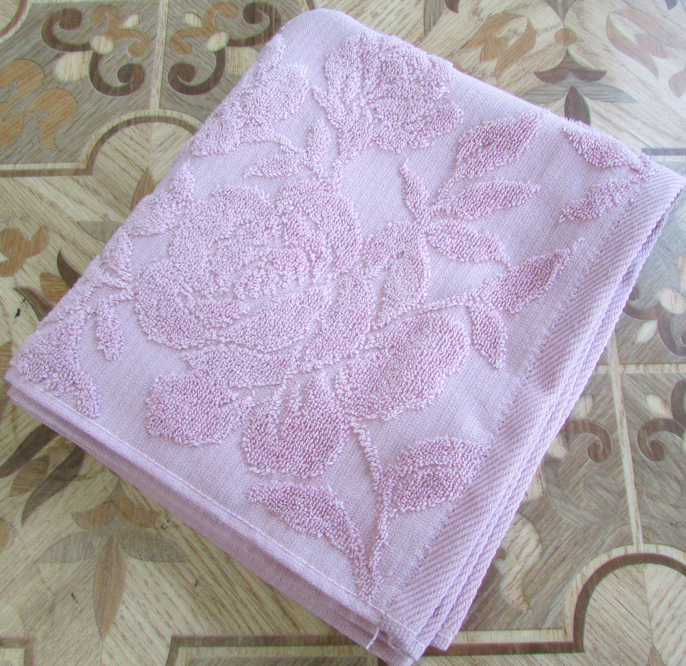 Авангард Пляжные полотенца, Жаккард, 70x140 см, фиолетовый  #1