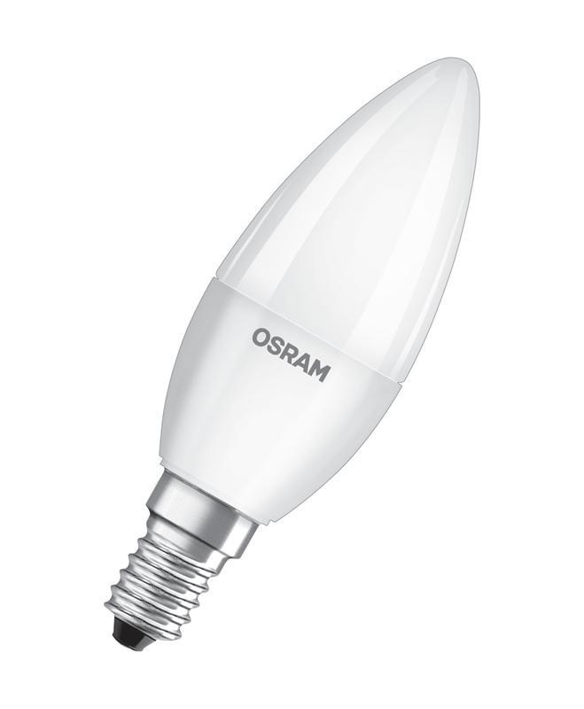 Лампа светодиодная LED Value LVCLB60 7SW/840 7Вт свеча матовая E27 230В 10х1 RU OSRAM 4058075579477  #1