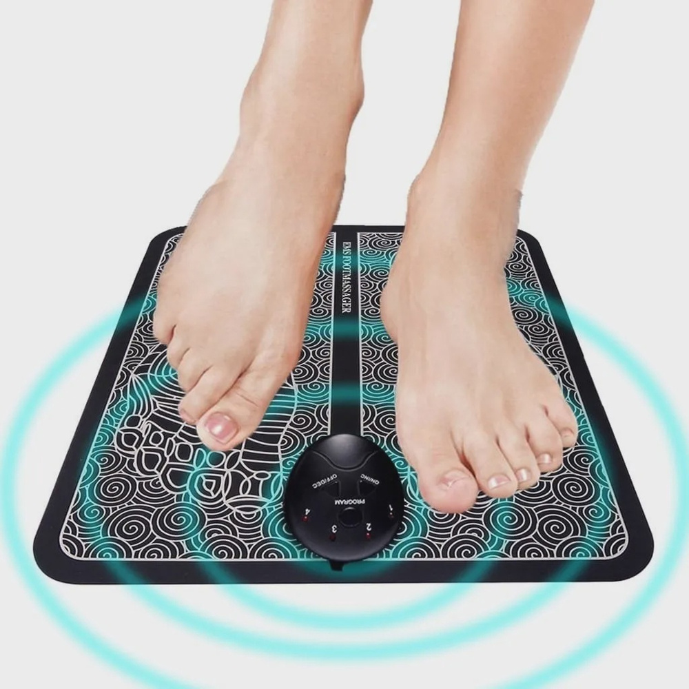 Стимулирующий массажный коврик EMS Foot Massager для ног электрический  #1