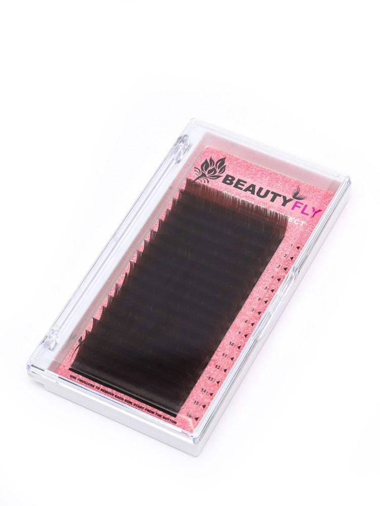 BeautyFly Luxury Ресницы для наращивания DB (темно-коричневый) 16L DB CC 0.07 7  #1
