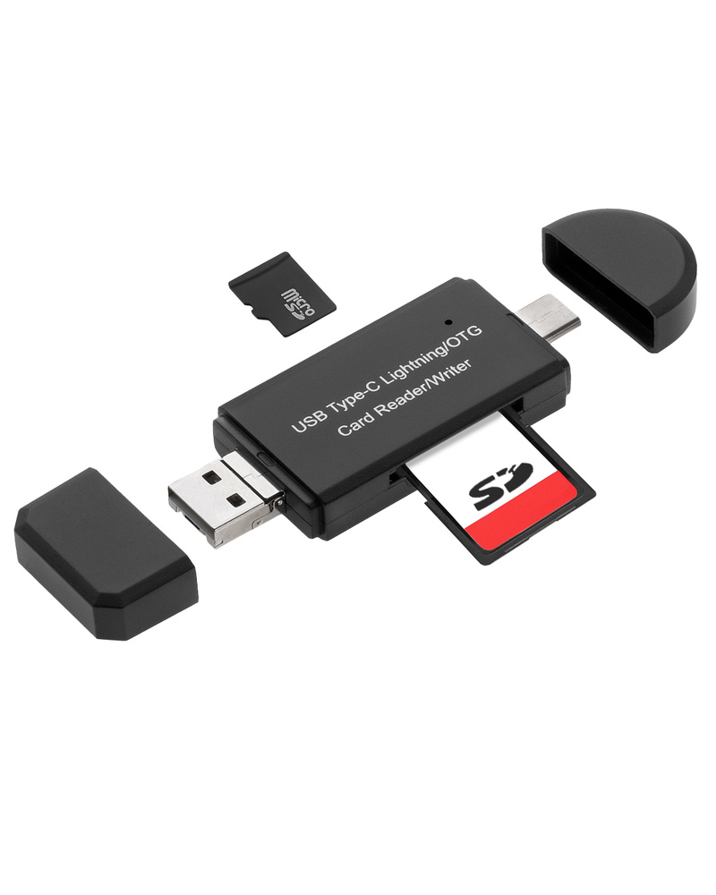 Картридер USB/Lightning/Type-C/SD/MicroSD/Картридер для iPhone/Картридер для Android  #1
