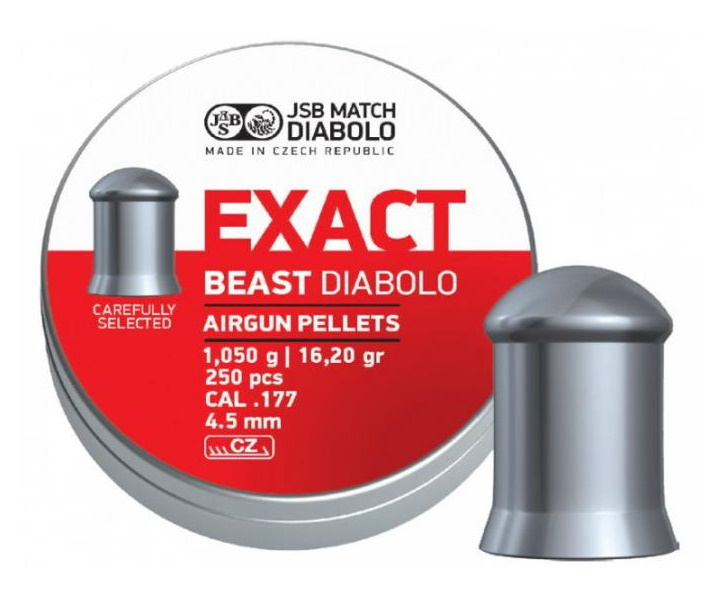 Пули JSB Exact Beast Diabolo 4,5 мм, 1,05 г (250 штук) #1