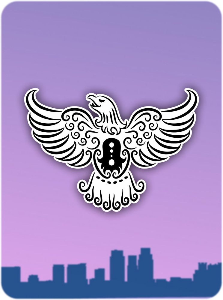 Наклейка на авто, на автомобиль, авто тюнинг Орел 20x14 см. - купить по ...