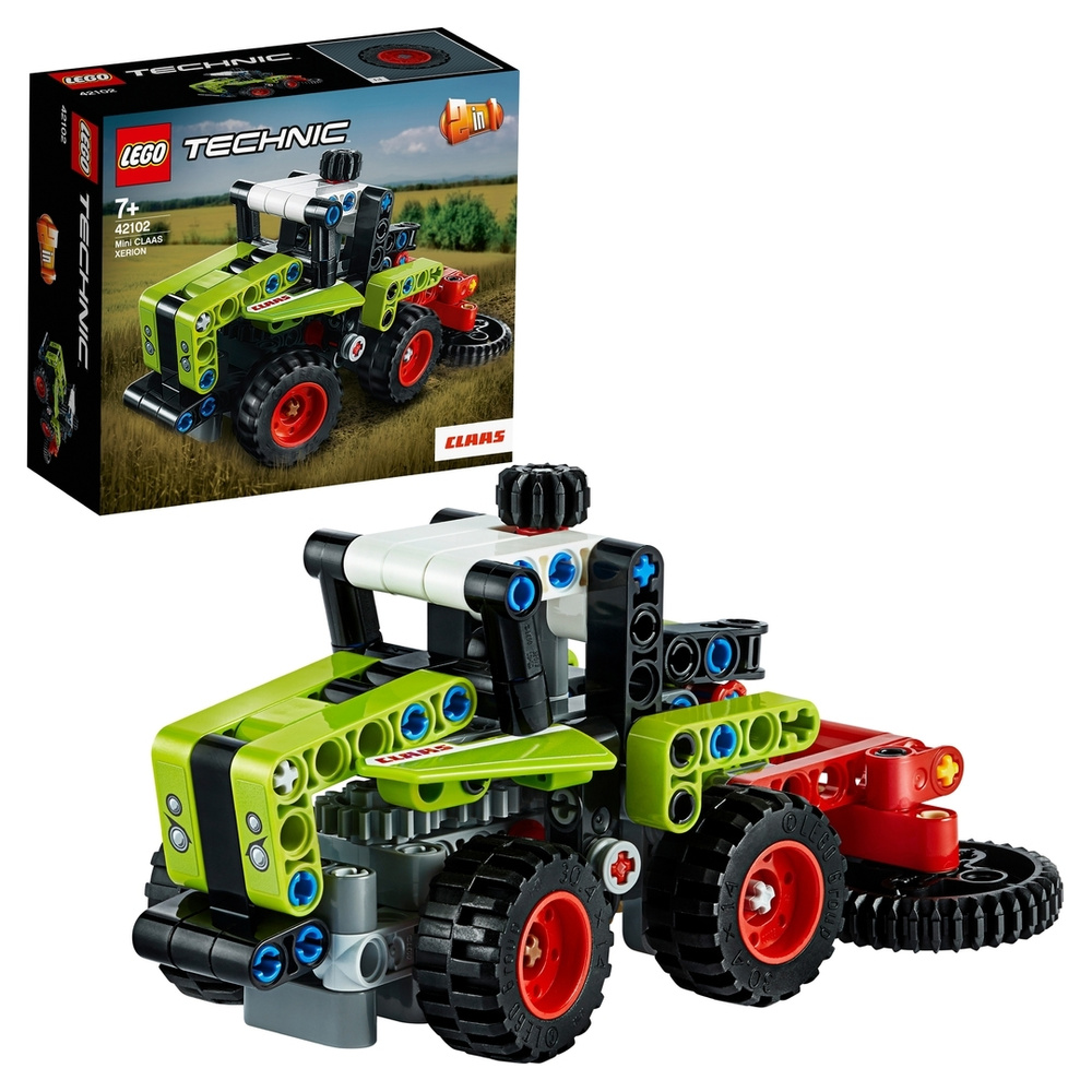 42102 Конструктор LEGO Technic Mini CLAAS XERION: Комбайн-трактор 2 в 1, 130 деталей  #1