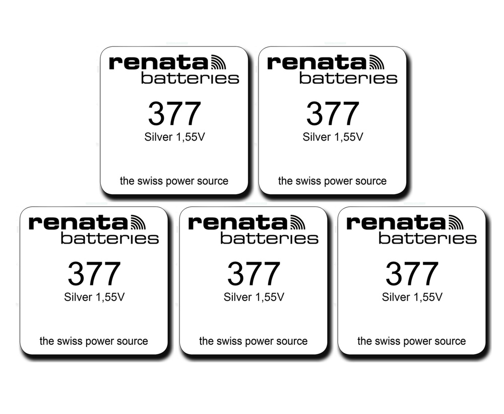 Батарейка Renata 377, SR626SW, 5 шт #1