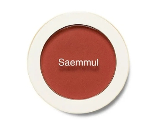 The Saem, Румяна для лица компактные Saemmul Single Blusher OR03 Persimmon Juice  #1