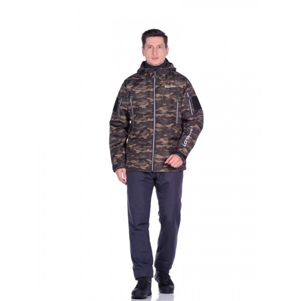 Куртка демисезонная Камелот цвет Милитари ткань Softshell (Размер: 60-62, Рост: 182-188)  #1