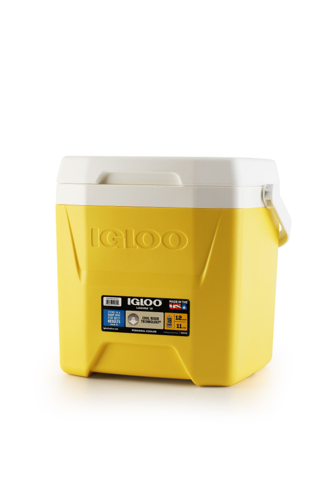 Изотермический пластиковый контейнер Igloo Laguna 12 QT Yellow #1