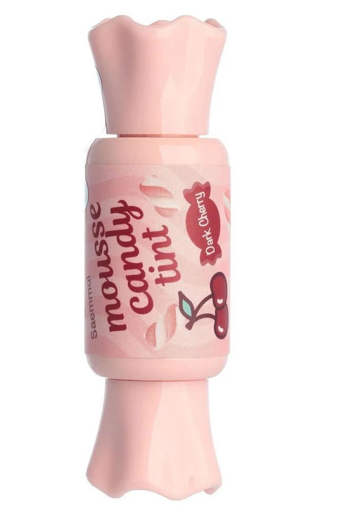 The Saem Тинт-конфетка для губ 07 Saemmul Mousse Candy Tint 07 Dark Cherry Mousse 8гр  #1