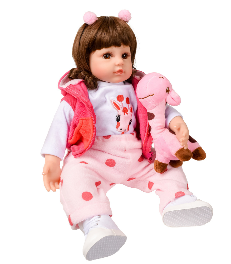 Кукла реборн мягкая 45 см Катюша, подарок для девочки #1