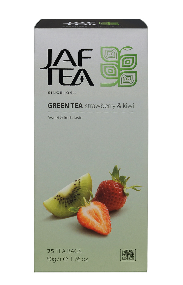 Чай JAF TEA "Strawberry & Kiwi" зеленый с клубникой и киви, 25 пак. #1