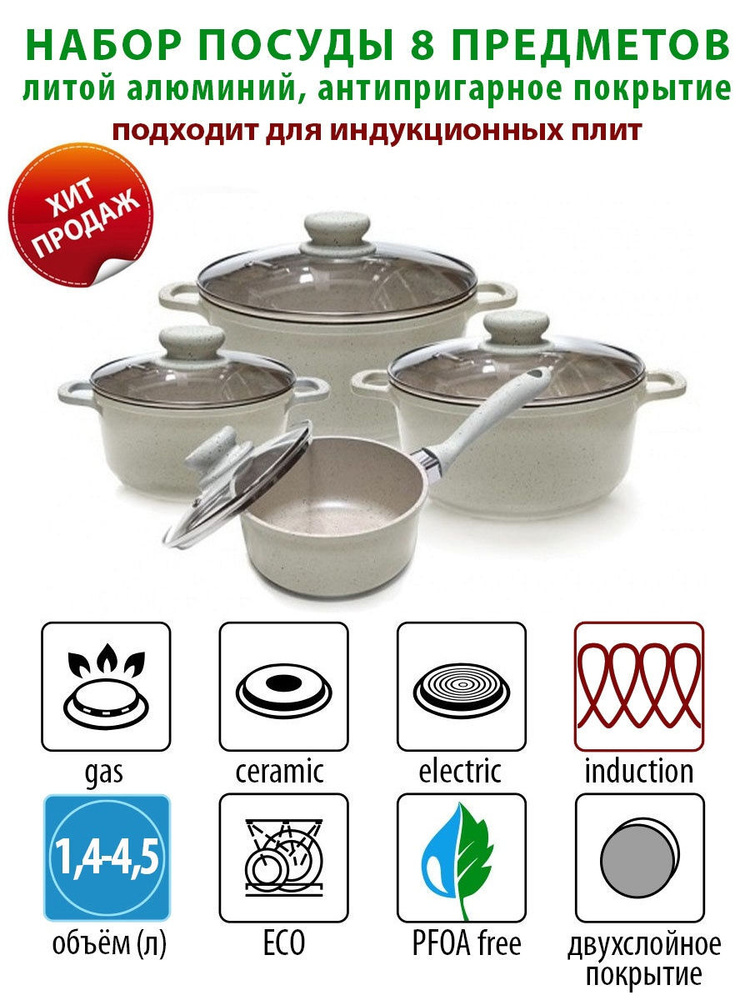 Набор посуды для приготовления Edenberg #1