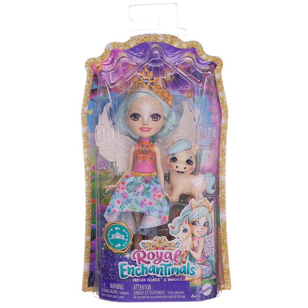 Кукла Mattel Enchantimals Паолина Пегасус и Вингли, с питомцем #1