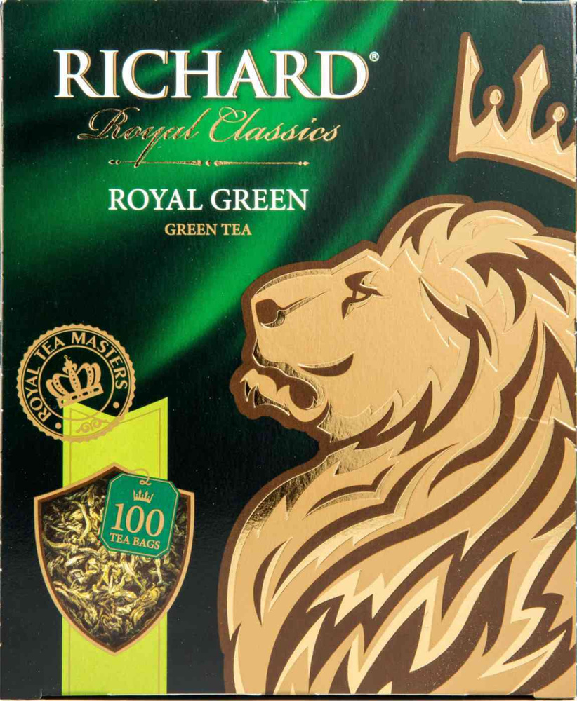 Чай зелёный Richard Royal Green, 100 2 г, 1 уп #1