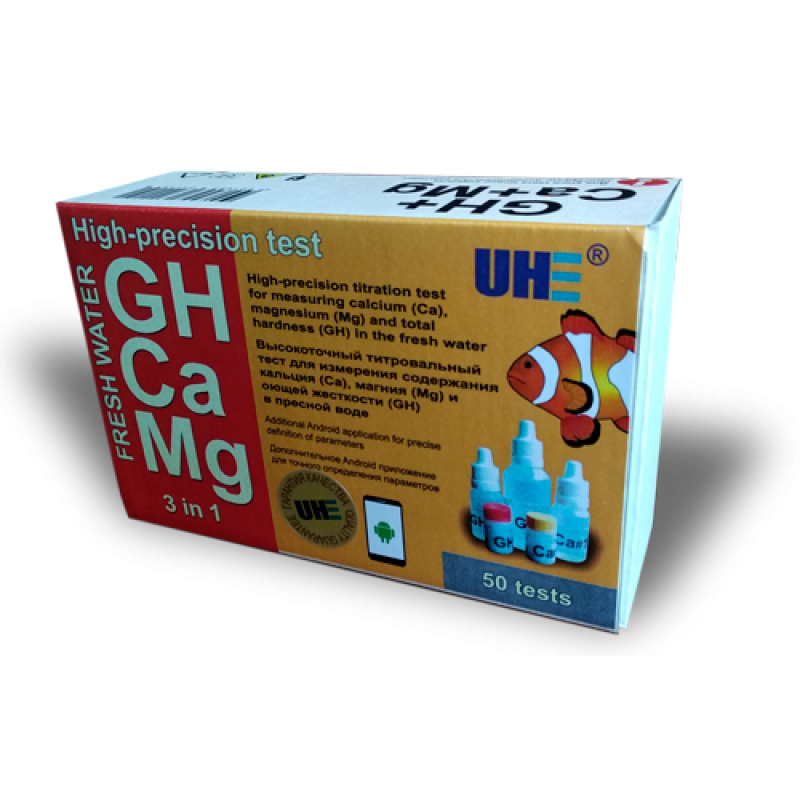 Тест для пресной воды UHE GH&Ca&Mg #1