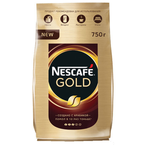 Кофе растворимый Nescafe "Gold" тонкий помол, 750г #1