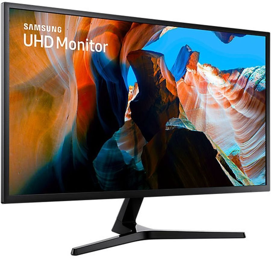 Samsung 31.5" Монитор U32J590UQI, белый, серый #1