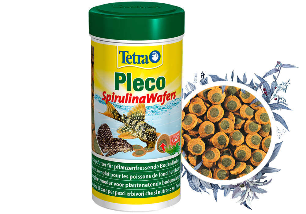 Корм для рыб Tetra Pleco Spirulina Wafers 250мл #1