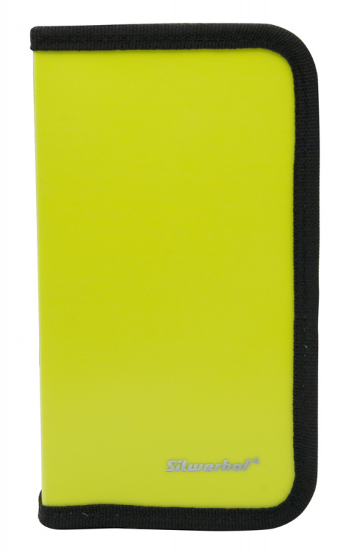Пенал Silwerhof 850956 Neon желтый 1отд. 190х110х28мм пластик #1