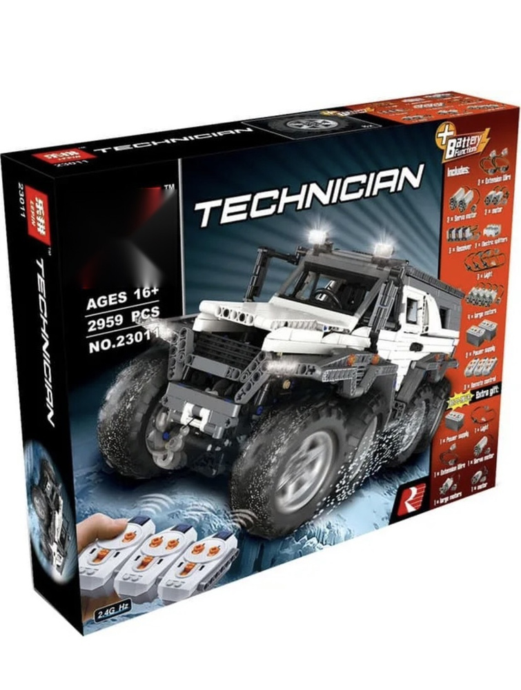 Конструктор Техник "Вездеход", 2959 деталей / Совместим с лего - купить ...