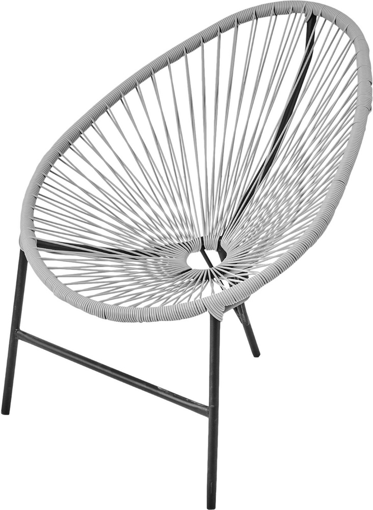 Садовый стул, Искусственный ротанг (пластик), 73х83х88 см, 1 шт  #1