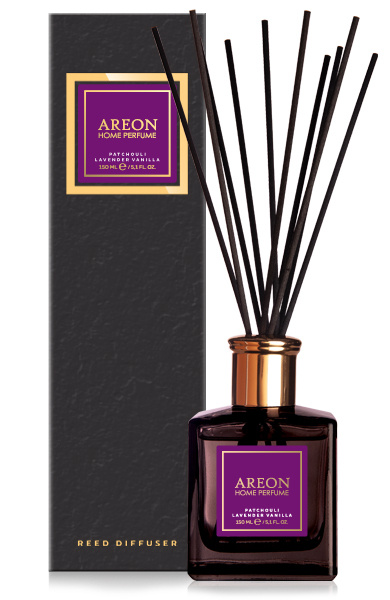 Ароматизатор интерьерный AREON Premium (банка, деревянные палочки) Patchouli-lavender 150 мл  #1