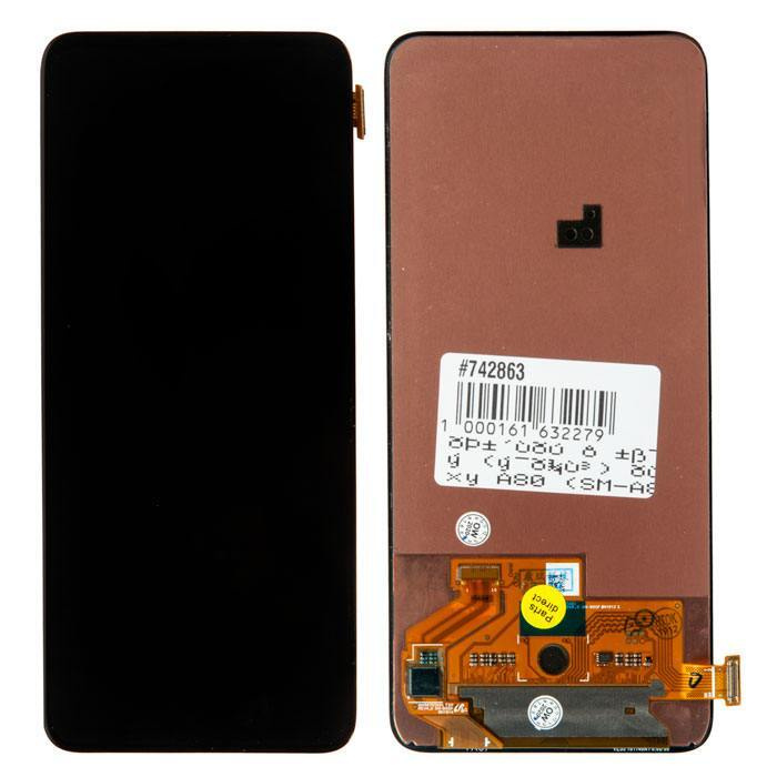 дисплей в сборе с тачскрином (модуль) для Samsung Galaxy A80 (SM-A805F) черный  #1
