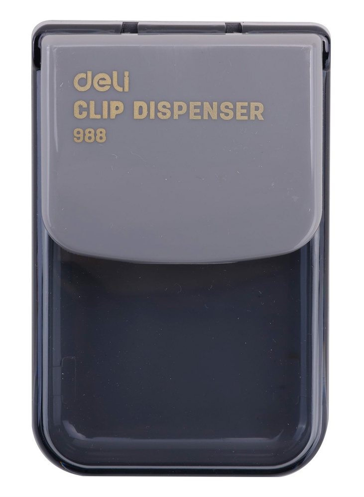 Скрепочница Deli E988 магнитная ассорти картонная коробка #1