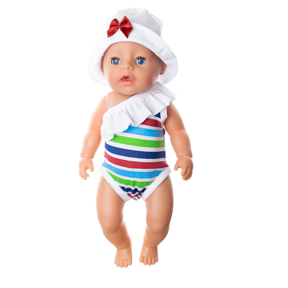Купальник и панамка для куклы Baby Born ростом 43 см (921) #1