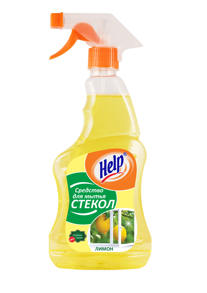 Моющее средство для стекол Help Лимон 500 мл #1