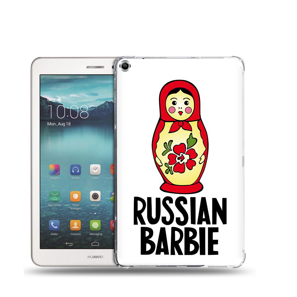 Чехол задняя-панель-накладка-бампер MyPads матрешка для HuaWei MediaPad T1 8.0 S8-701U/S8-701W противоударный #1