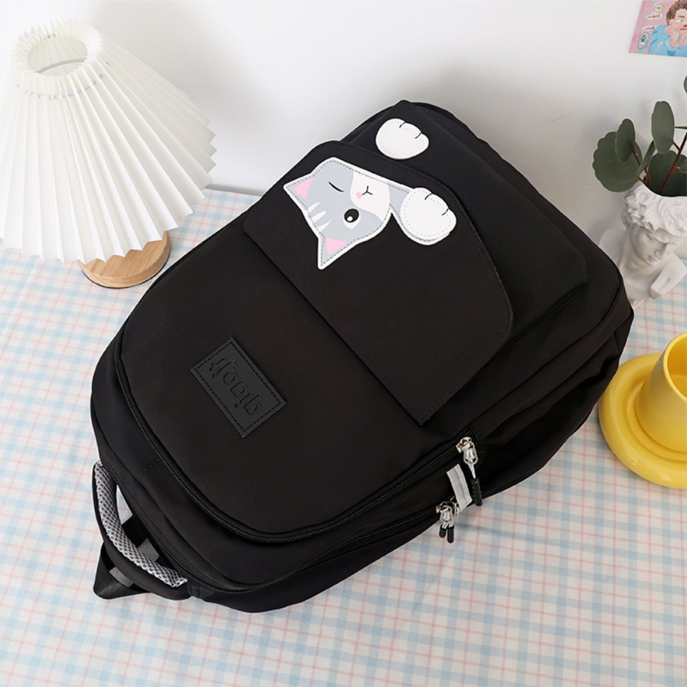 Рюкзак сумка школьный детский с котенком #1