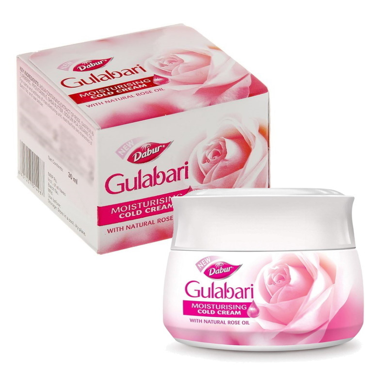 Gulabari/Гулабари, Охлаждающий крем для лица, с маслом розы, шафрана и куркумы, 30 г  #1