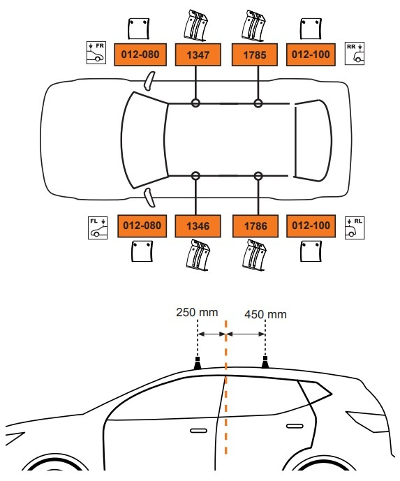 Крепежный комплект CRUZ для Toyota RAV4 (III/XA30) 5d, 2006-2012 за дверной проем  #1